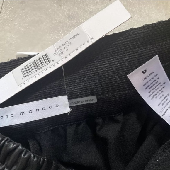 Susana Monoco Faux Leather Jogger - size XS - Picture 7 of 7